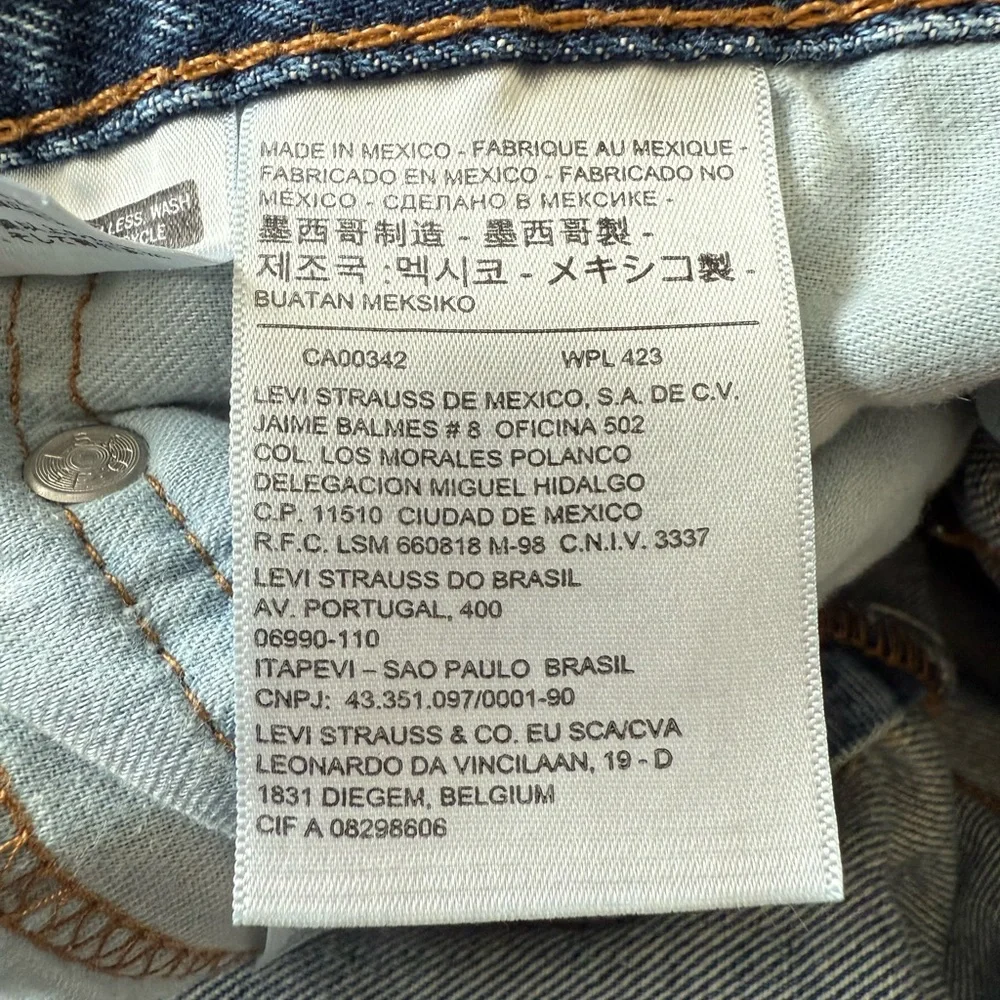 Levi's 505 Regular Fit Blue Jeans Men’s Size 42x32
